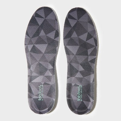 Fab Feet Women's by Foot Petals Everyday Gel Insole Cushions Black Trim To Fit - Size (6-10): Urethane Material