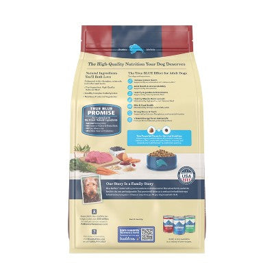 Blue Buffalo Life Protection Formula Natural Adult Dry Dog Food with Beef and Brown Rice - 5lbs