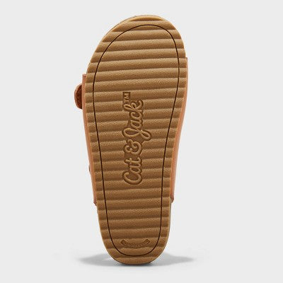 Toddler Girls Reagan Footbed Sandals - Cat & Jack Cognac 11T