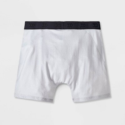 Boys' 4pk Mesh Boxer Briefs - All In Motion Red M: Lightweight, Tagless, Mid Rise, Pull-On Waistband