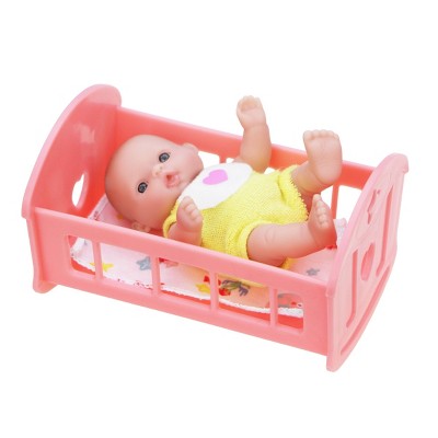 JC Toys Lots to Love Babies 5" Mini Doll House with Dolls and Accessories