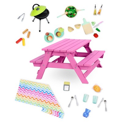 Our Generation Deluxe Accessory - Picnic Table Set