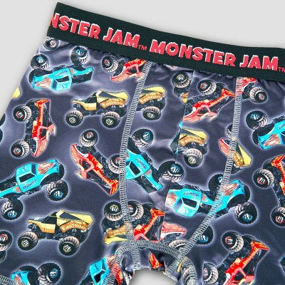Boys' Monster Jam 4pk Boxer Briefs - 6