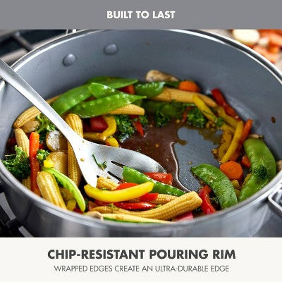 GreenPan Prism 5qt Hybrid Stainless Steel and Ceramic Nonstick Saute Pan with Lid (LOCAL PICKUP ONLY)