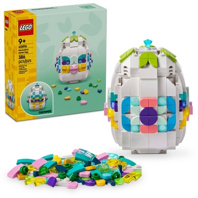 LEGO Decorative Easter Egg Building Toy, Easter Basket Gift for Kids, 40816