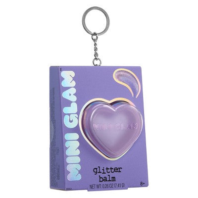 Mini Glam Cosmetics - Heart Glitter Balm Purple