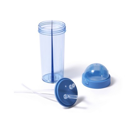 Vivitar 20.3 fl oz Duo Hydration Bottle Blue