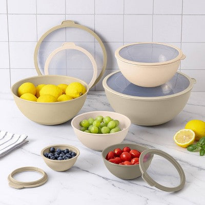 Cook With Color Mixing Bowl Set Beige