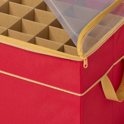 Soft Sided Christmas Ornament Storage Box - Brightroom