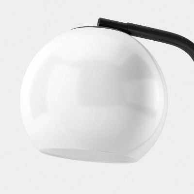 Shelf Floor Lamp with USB Black - Room Essentials