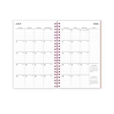 Blue Sky 5"x8" 2026-2027 Student Planner BS Cisco Weekly/Monthly Spiral NonTabbed