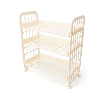 3 Tier Collapsible Shelf Cream - Bullseye's Playground