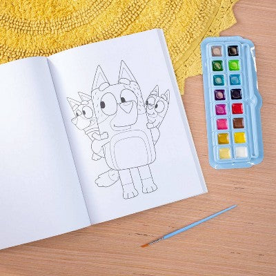 Bluey Colortivity: Paint Party! - (Color & Activity with Paint) by Editors of Studio Fun International (Paperback)