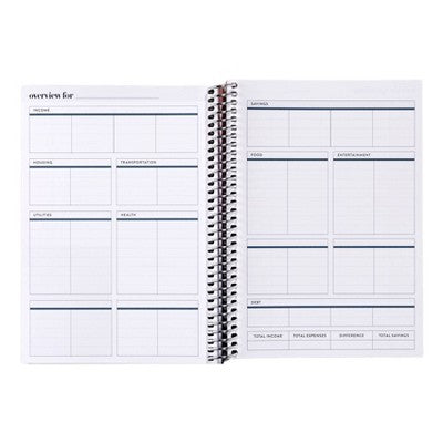erin condren Budget Journal Classic Striped/Every Little Bit Counts