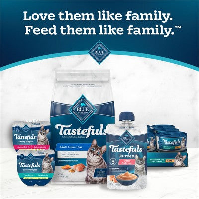 Blue Buffalo Tastefuls Adult Cat Treat Chicken Puree Spouted Pouch - 3oz