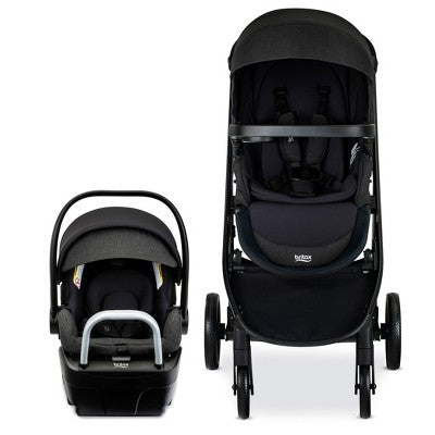 Britax Willow Brook S+ Baby Travel System, Infant Car Seat and Stroller Combo - Raven Black (LOCAL PICKUP ONLY)