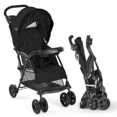 Kolcraft Cloud Premier Lightweight Stroller - Black: 5-Point Harness, Reclining Seat, Removable Cup Holders, Steel Frame (LOCAL PICKUP ONLY)