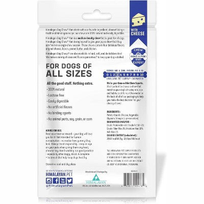 Himalayan Dog Chew Yak Cheese Dog Chews - Yum Cheese - 3 Stick