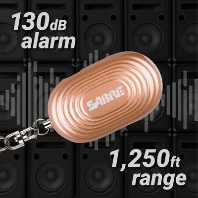 Sabre 2-in-1 Personal Alarm Light Rose Gold