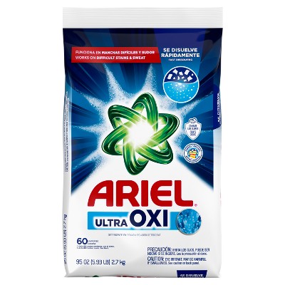 Ariel Original Laundry Detergents - 60 Loads: Deep Cleaning Powder, Paraben-Free, Resealable Bag