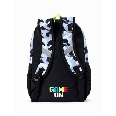 Locker Club Backpack Set with Lunch Box and Headphones - Camo