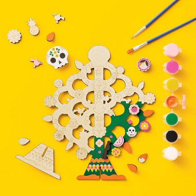 Dia de Muertos Craft Tree of Life Painting Kit - Mondo Llama