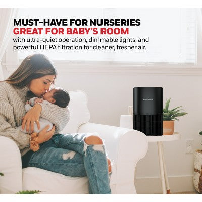 Honeywell Allergen Plus True HEPA Air Purifier Black HPA120