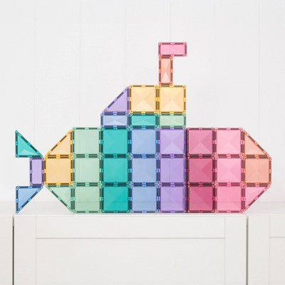 CONNETIX Magnetic Tiles Pastel Classic Pack 56pc
