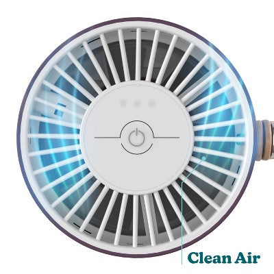 HoMedics Portable HEPA Air Purifier with Aromatherapy Purple