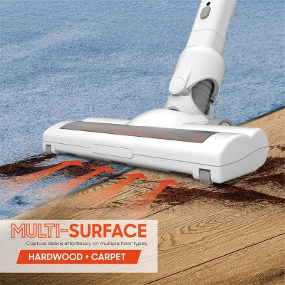 Sharper Image Powerslim Corded Handheld and Stick Vacuum White (LOCAL PICKUP ONLY)
