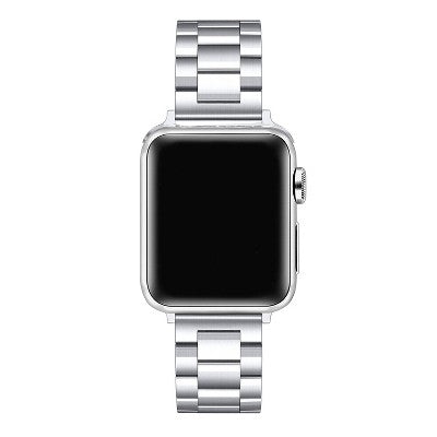 Posh Tech Maxwell Stainless Steel Smart Watch Band, Universal Fit for Apple Watch, Samsung Galaxy, Garmin 20mm - Silver