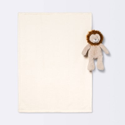 Plush Blanket with Soft Toy - Cloud Island Lion
