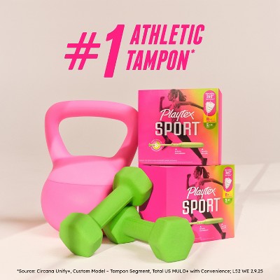 Playtex Sport Period Tampons - Regular/Super/Super Plus - 32ct