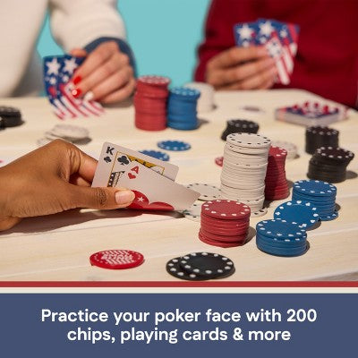 200pc Poker Set, Americana Collection in Red, White and Blue (Target Exclusive)