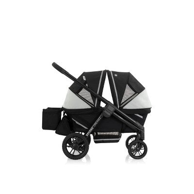 Evenflo Pivot Xplore Dreamz Stroller Wagon with Infant Car Seat Adapter - Jetsetter Black (LOCAL PICKUP ONLY)