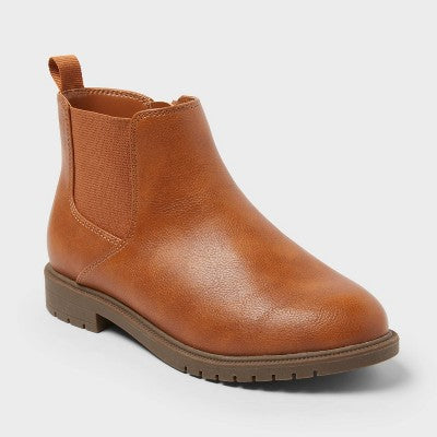 Kids' Brandy Chelsea Ankle Boots - Cat & Jack Cognac 3