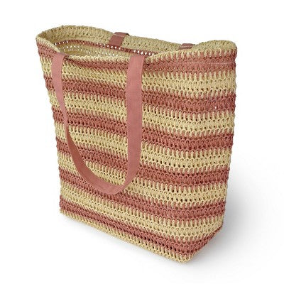 Woven Tote Brown - Bullseye's Playground