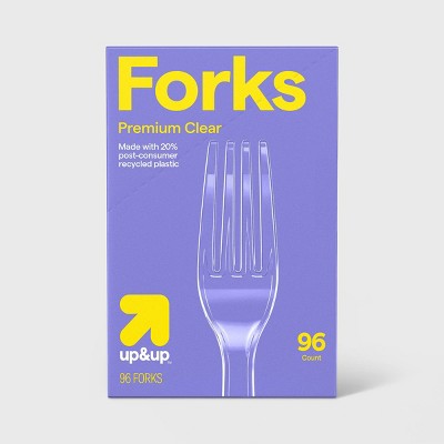 Premium Disposable Forks - 96ct - up&up