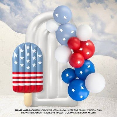MINNIDIP Balloon Garland Americana Accent Decor