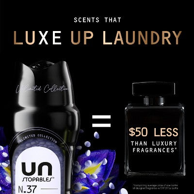 Downy Unstopables Unlimited Scent Booster Beads Laundry Additives - Bergamot Orris Vetier - 21.1oz: Bleach-Free, High Efficiency Plastic Bottle