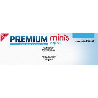 Premium Minis Original Saltine Crackers - 11oz