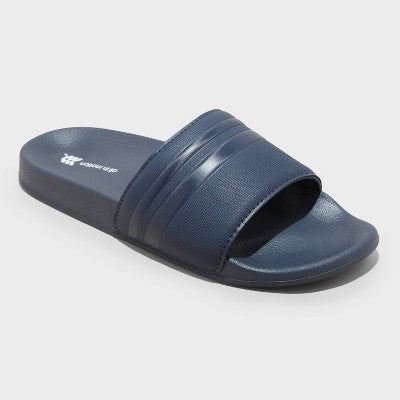 Men's Winston Sport Slide Sandals - All In Motion Navy Blue 12