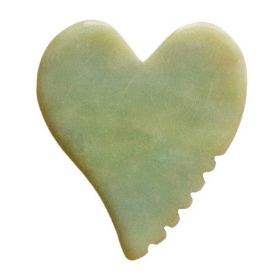 Mei Apothecary Mini Jade Heart Gua Sha Tool