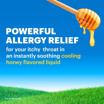 Claritin Cooling Loratadine Honey Flavored Liquid for Adults - 8oz: Allergy And Sinus Treatment, Liquid Form