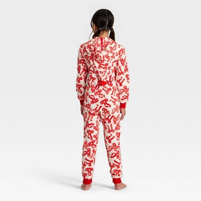 Girls' Bows Union Suit - Cat & Jack Red XL