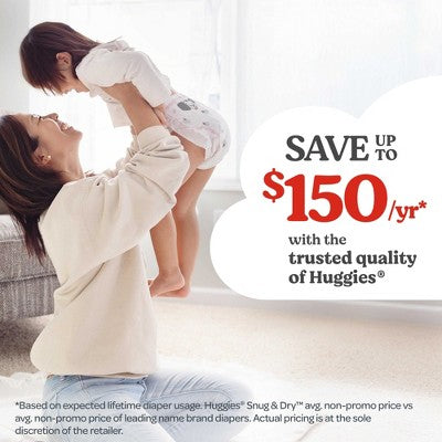 single sleeve-Huggies Snug & Dry Ultra Soft Diapers - Size 2 - 78ct
