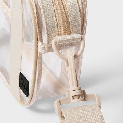 Clear Waist Bag - All In Motion - Cream