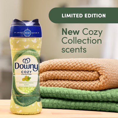 Downy Laundry Beads Limited Edition Cozy Collection In-Wash Scent Beads - Cozy Pistachio - 7.8oz