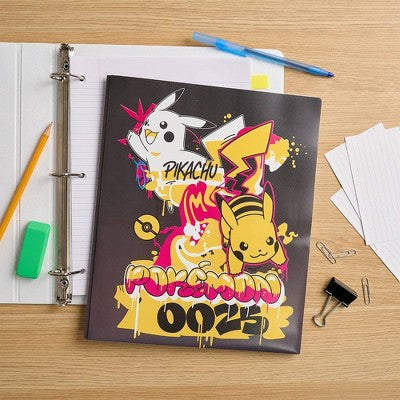 Pokemon 2 Graffiti Poly Prong File Folder