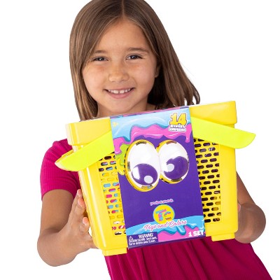 Toys and Colors Mystery Shopping Basket with Surprises and Collectible Mini Figures